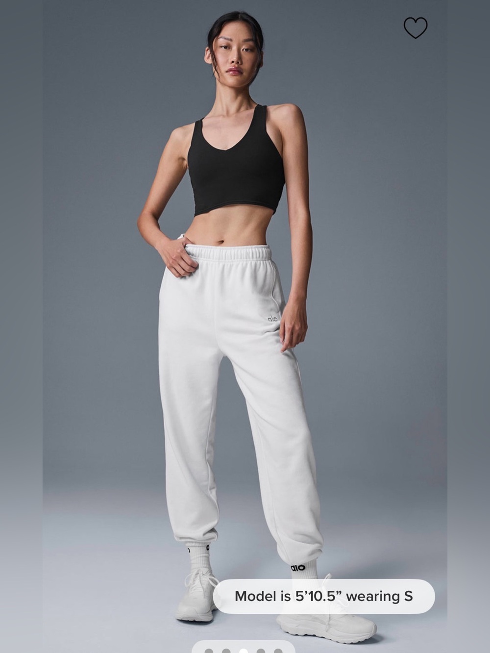 Alo Yoga Airbrush Real Bra Tank- BLACK